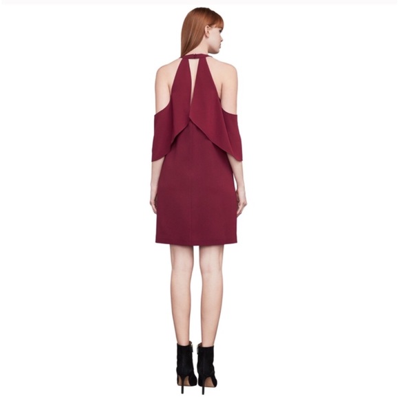 BCBGMaxAzria Duran Cold Shoulder Halter Dress - Picture 8 of 8